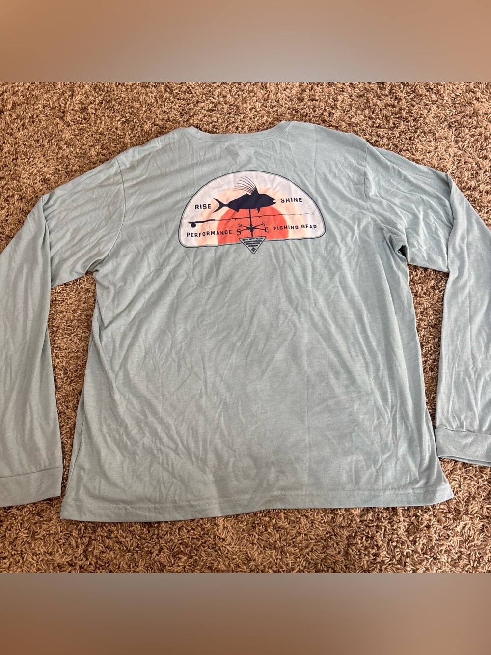 Men’s Columbia PFG Rise & Shine Fishing Gear Long Sleeve Shirt